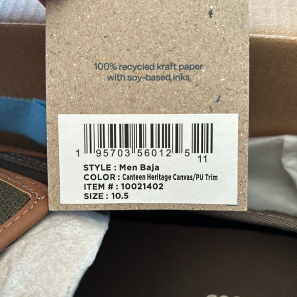 TOMS Baja Canteen Heritage slip-on shoe NWT - Picture 5 of 5